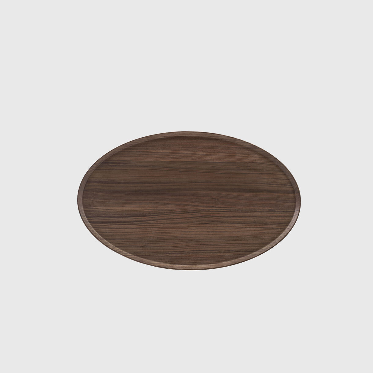 Bi-Ped Coffee Table, Ellipse, Walnut
